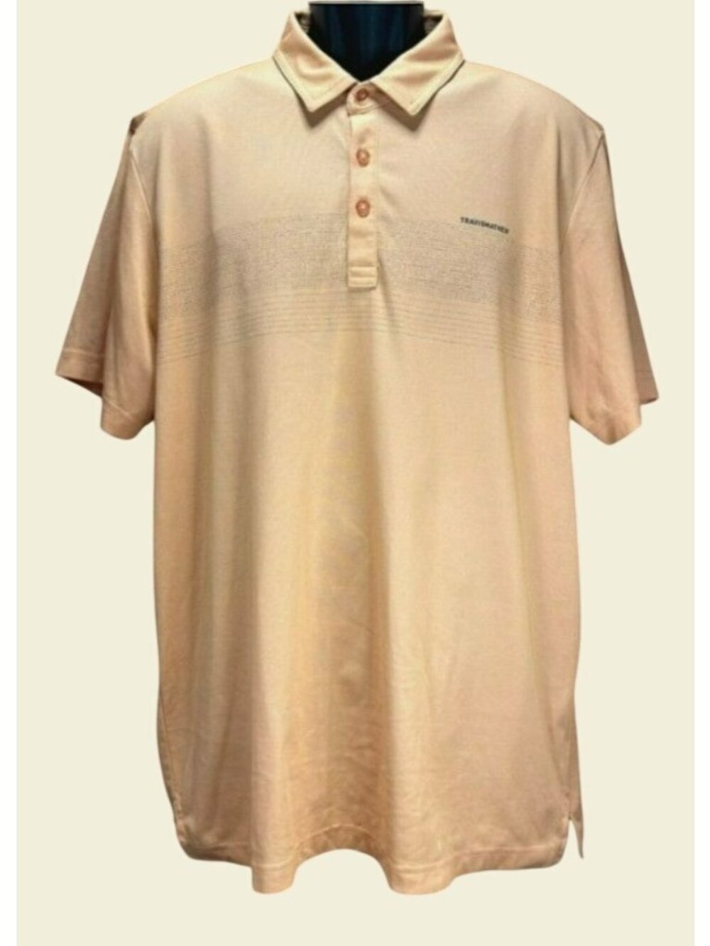 TravisMathew Peach Casual Golf Polo Shirt XXL Pima Cotton Blend